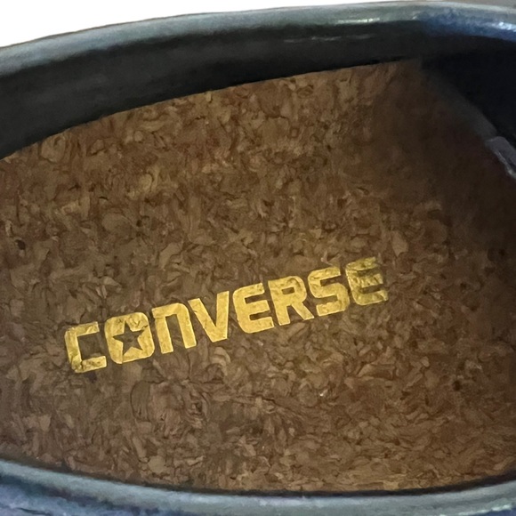 Converse “Jack Purcell” men’s black leather special drop in deep navy size 9.5 - Picture 5 of 8